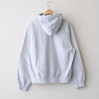 Thin-Sweat Hoodie Zip #HeatherWhite [bROOTS25S24S26]