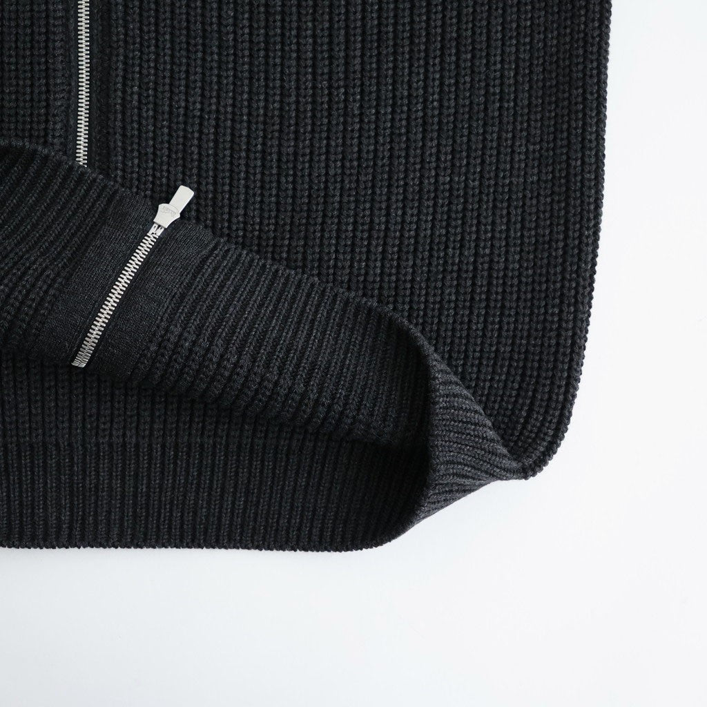 SIGNATURE DRIVERS KNIT #CHARCOAL [BN-26FM-049]