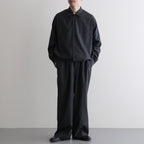 WIDE CYLINDER FIT EASY PANTS #GRAY STRIPE [M26A11PT01C]