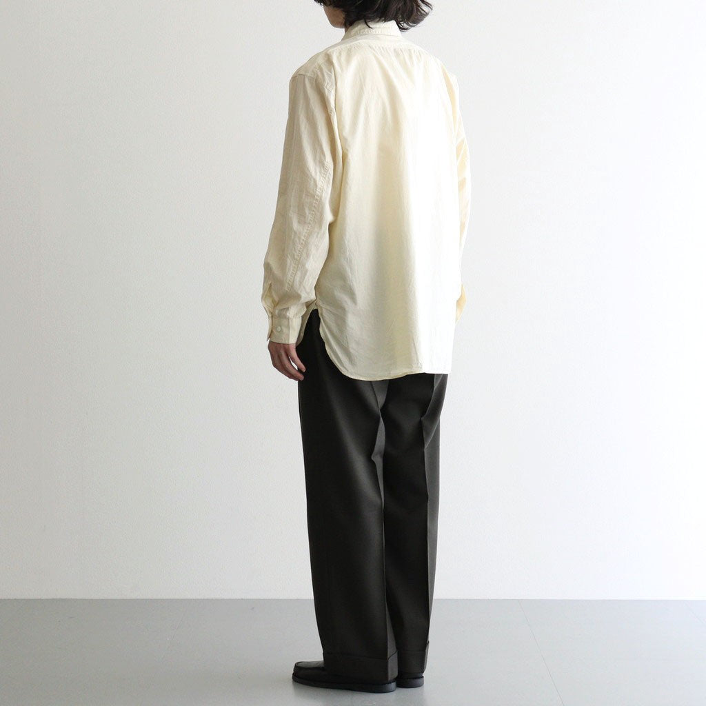 DOUBLE PLEATED SEMI EASY TROUSERS #DARK SAGE [A26C07PT02C]