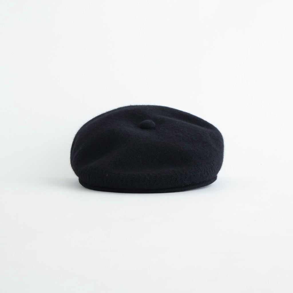 ANGORA WOOL HUNTHING CAP - GENTLEMAN #BLACK [X01007]
