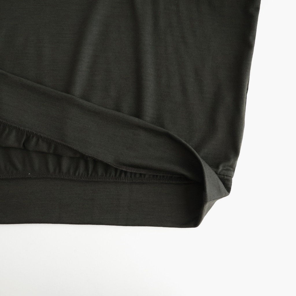 CREW NECK L/S TEE #DARK OLIVE [M26C15CS03C]