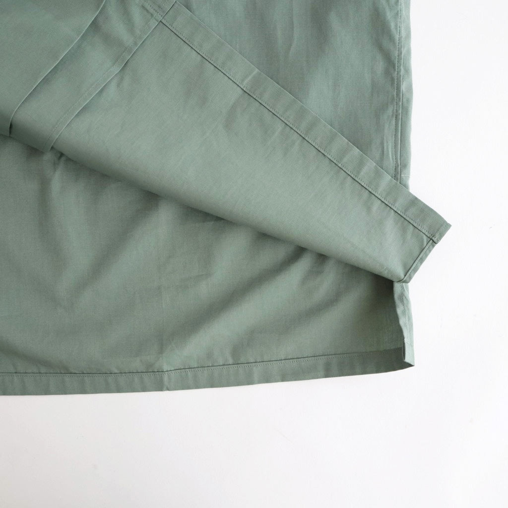 BACK GATHERING SS SHIRT #SAGE GREEN [PMAV-SS04]