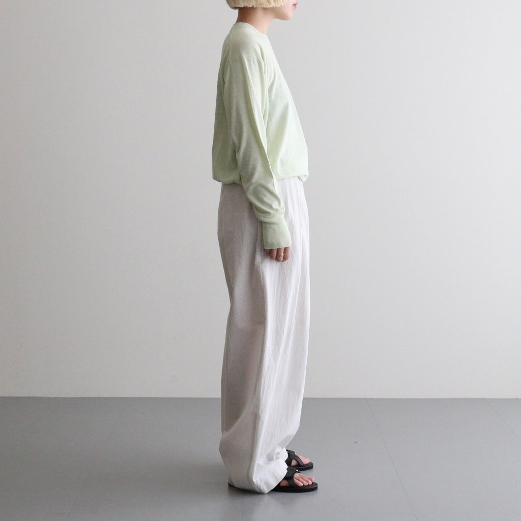 REVIVAL SOFT SILK CREW NECK #MINT [BN-26SL-033]
