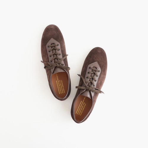 ITALIAN MILITARY BICYCLE #BROWN SUEDE/BROWN [710FLTS]