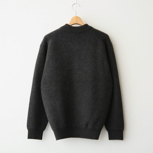 CASHMERE FOX POLO #CHARCOAL [BN-26FM-061]
