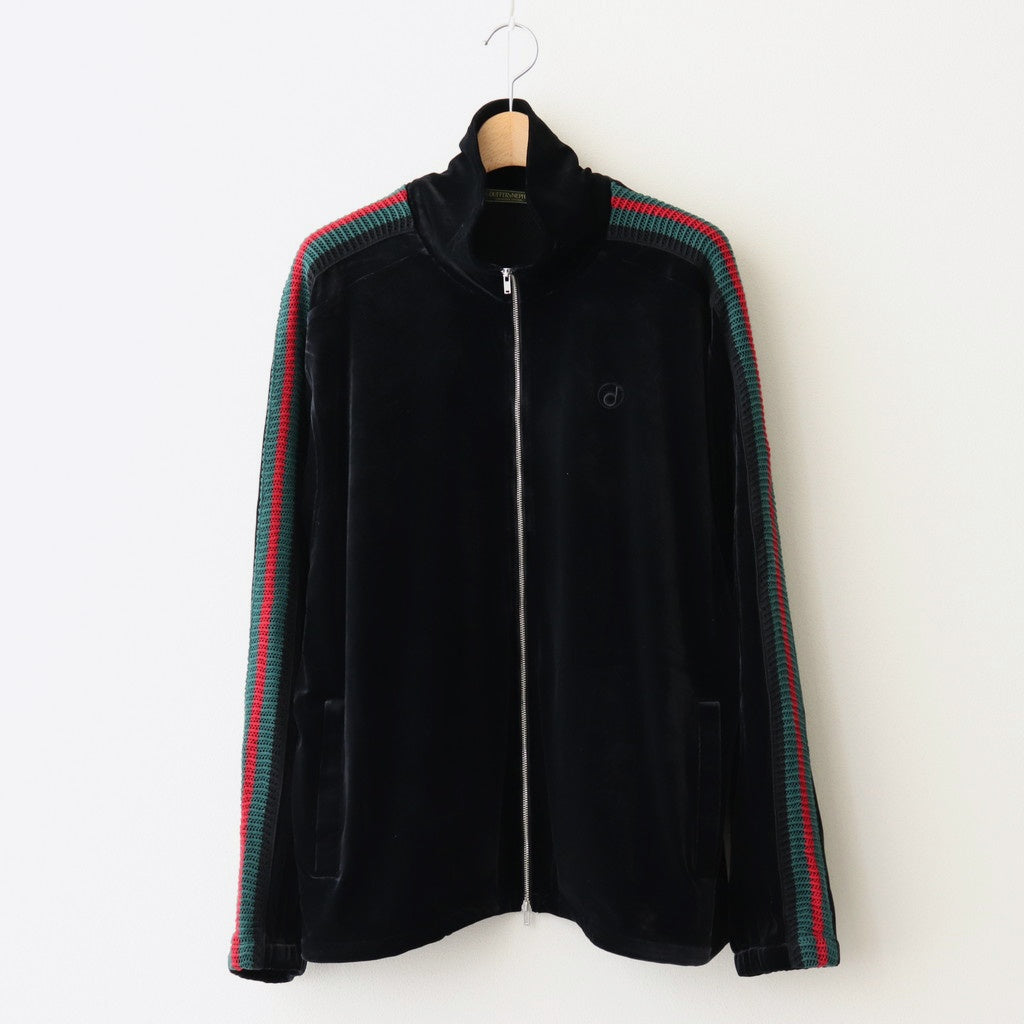 TRACK JACKET VELOURS #BLACK [DNA25B03-B]
