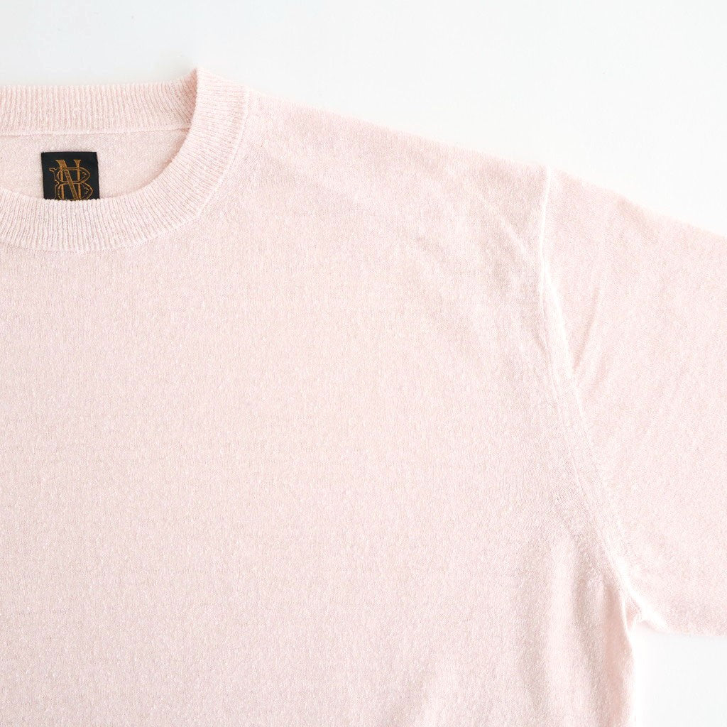 REVIVAL SOFT SILK CREW NECK #PINK [BN-26SL-033]
