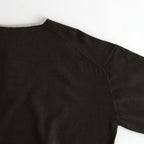 Cotton Silk Henleyneck #Charcoal [NEP-SS2627]