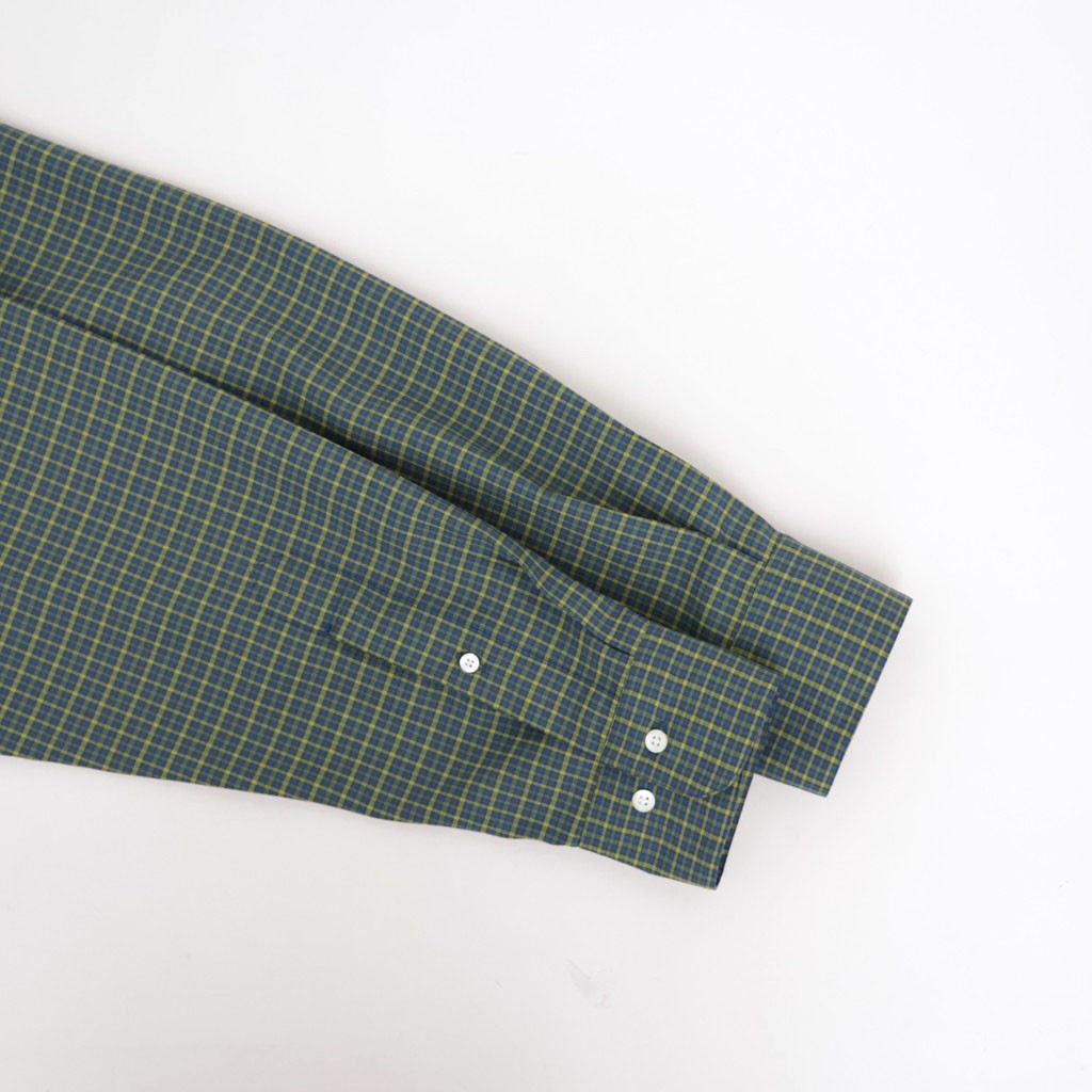 REGULAR FIT DRESS SHIRT #GREEN CHECK [A26C11SH01C]