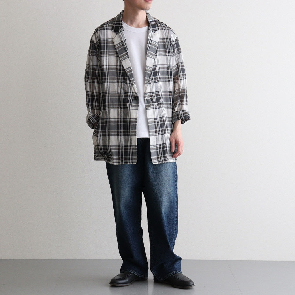 Summer Weight Over Jacket #Check [NEP-SS2641]
