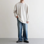 Rough&Smooth Thermal Over-neck L/S #HeatherOatmeal [bROOTS24F30F26]
