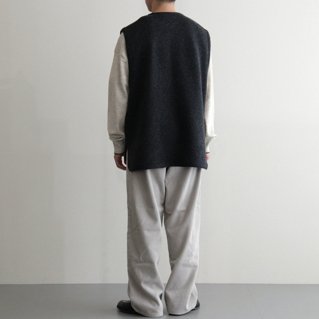 Felting Wool Kit Vest #CHARCOAL [NEP-AW2430]