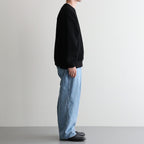 Linen Cotton Denim Field Pants #Indigo Bleach [N26FC029]