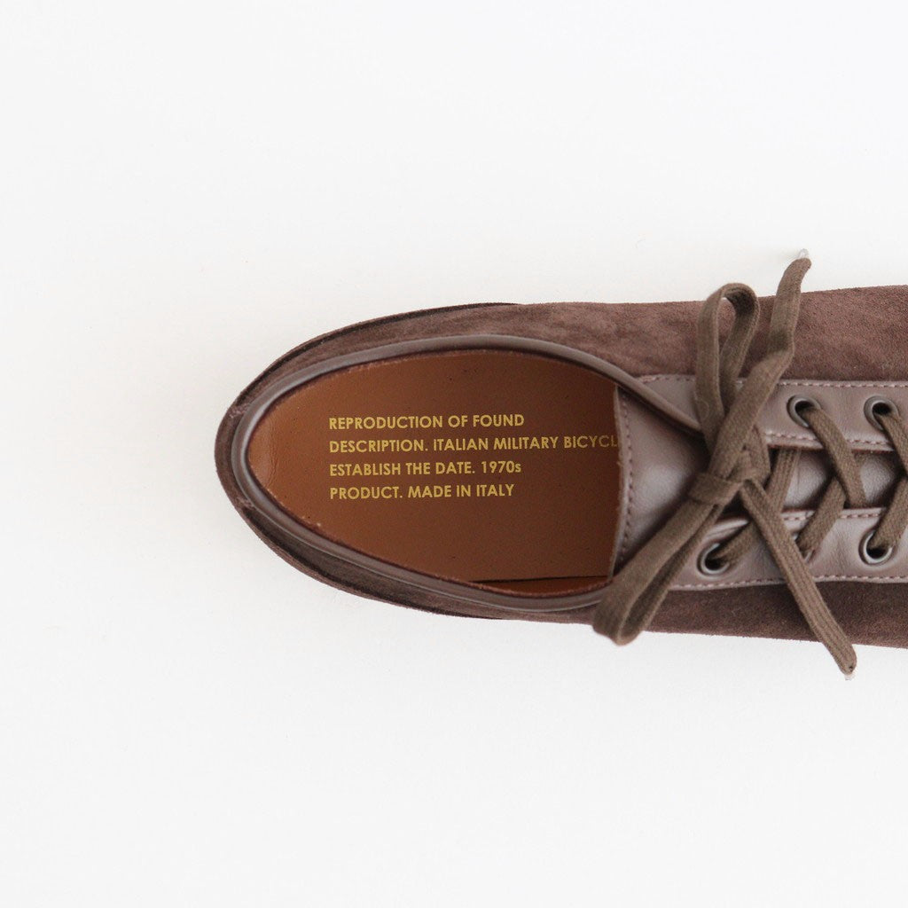 ITALIAN MILITARY BICYCLE #BROWN SUEDE/BROWN [710FLTS]
