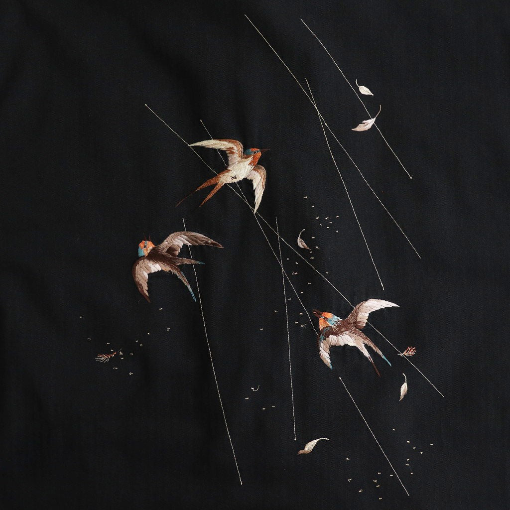 PATINA HERRINGBONE SOUVENIR JACKET #ONYX [251OJ-JK16]