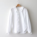 BOURRIENNE COTTON TYPEWRITER RUFFLE BL / NAMI #WHITE [16851 50110]