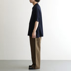 SILK COTTON SKIPPER KNIT #NAVY [26S-BIS-KN66]