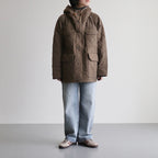 Quilting Field Mountain Parka #Brown [N25FA087]