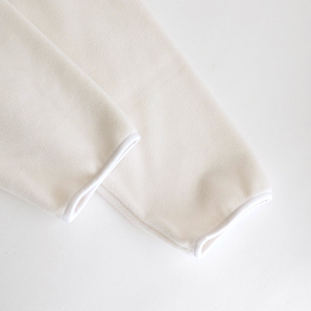 RECYCLE POLYESTER FLEECE BZ #WHITE [17032 25328]