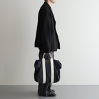 DUCK CLOTH BOSTON BAG #FADE NAVY [PMAT-AC02]