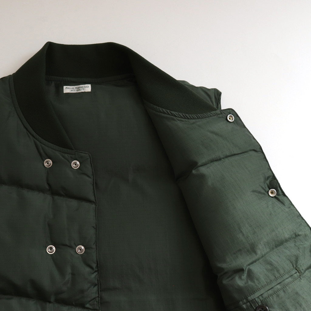 MOUNTAINEER DOWN VEST #FOREST [PMAS-VT03]