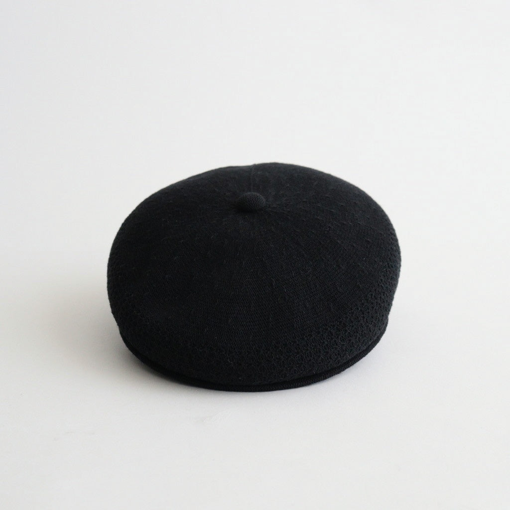 COTTON LINEN HUNTHING CAP - GENTLEMAN #BLACK [V01015]