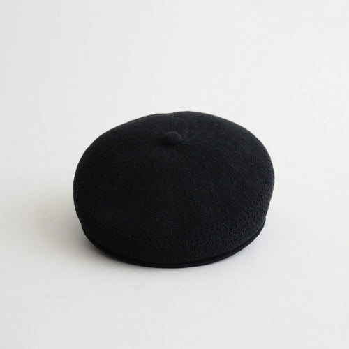 COTTON LINEN HUNTHING CAP - GENTLEMAN #BLACK [V01015]