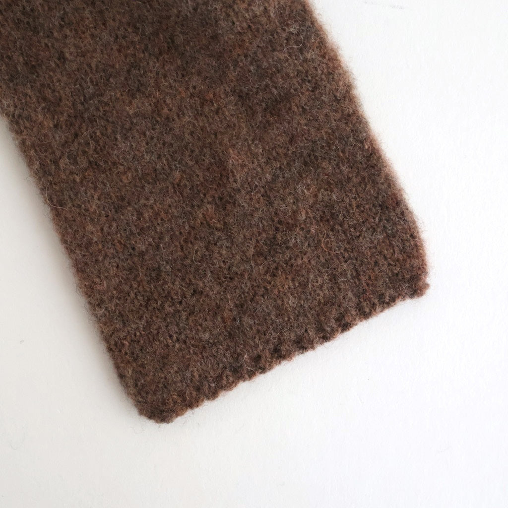 Rambling Brushed Wool Scarf #Beige Multi [6053-2701]