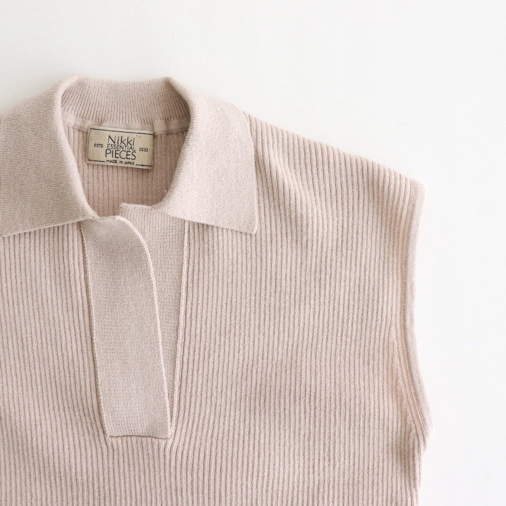 Cotton Silk Skipper Knit #PINK BEIGE [NEP-SS2527W]