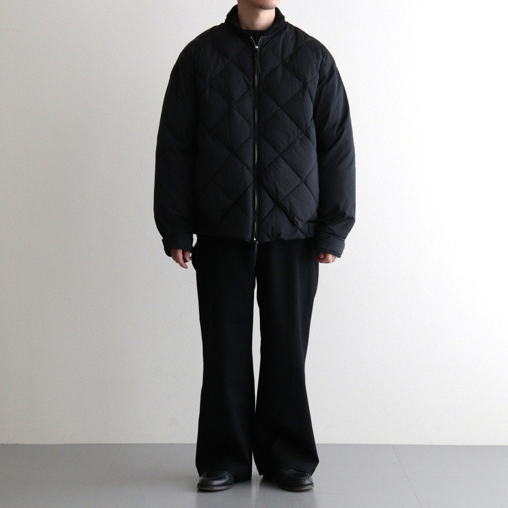 HIGH-COUNT SILK MITTEN PUFF JACKET #BLACK [252OJ-JK13] – Diffusion