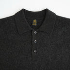 CASHMERE FOX POLO #CHARCOAL [BN-26FM-061]