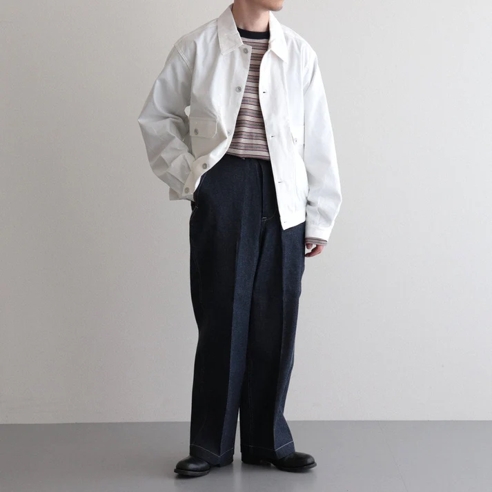 MIL DENIM TROUSERS #INDIGO [PM-PTM40]