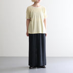 PIMA MOKLODI RINGER TEE #YELLOW × WHITE [26S-BIS-CS61]