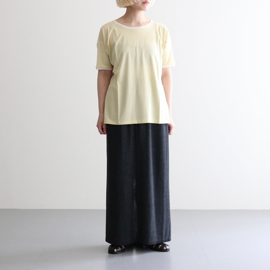 PIMA MOKLODI RINGER TEE #YELLOW × WHITE [26S-BIS-CS61]