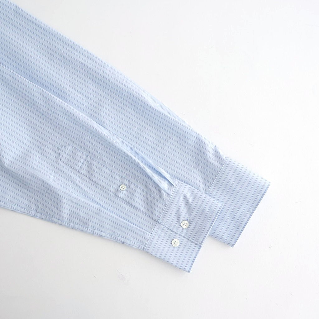 REGULAR COLLAR SHIRT #SAXE STRIPE [M26A05SH01C]