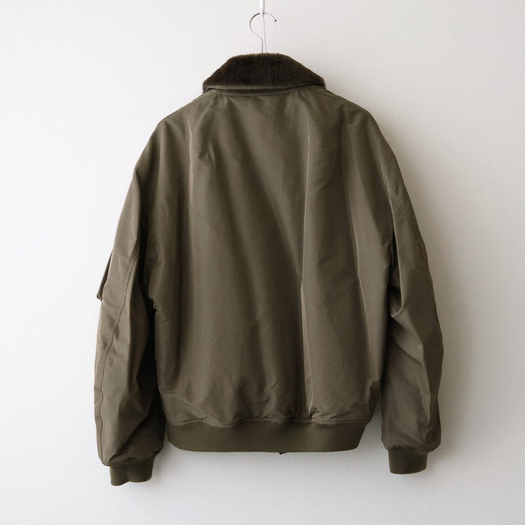 Poly-Silk Twill Modified MA1 #Khaki [BHS26F026]