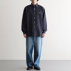 Garment Dyed Field Twill Shirt #Asphalt Gray [N26SG034]