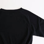 Co/Silk Nep Split Sleeve P/O #BlackNavy [BHSW24F10]