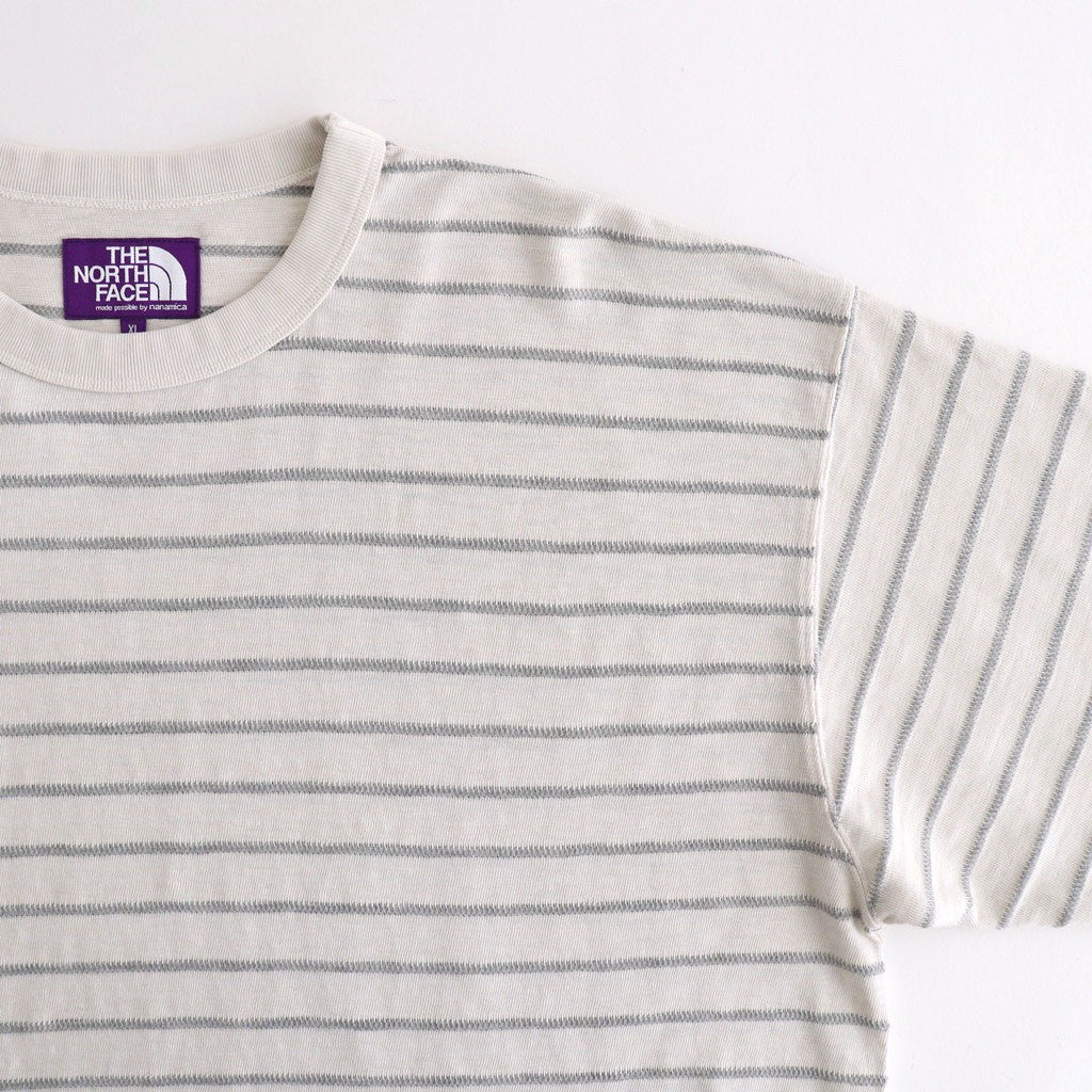 Garment Dyed Jacquard Field Tee #Stone [N26SH039]