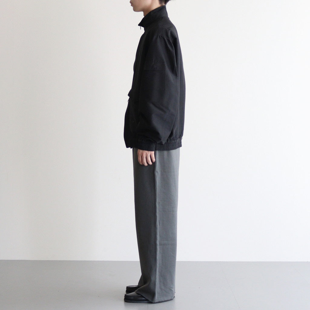 FLIGHT JACKET #CHAMBRAY BLACK [M25C08BL01C]