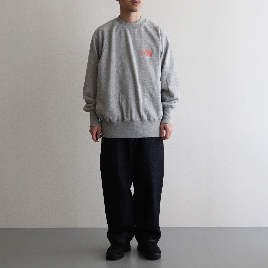 11oz Crewneck Graphic Sweatshirt #Mix Gray [N24FH032]