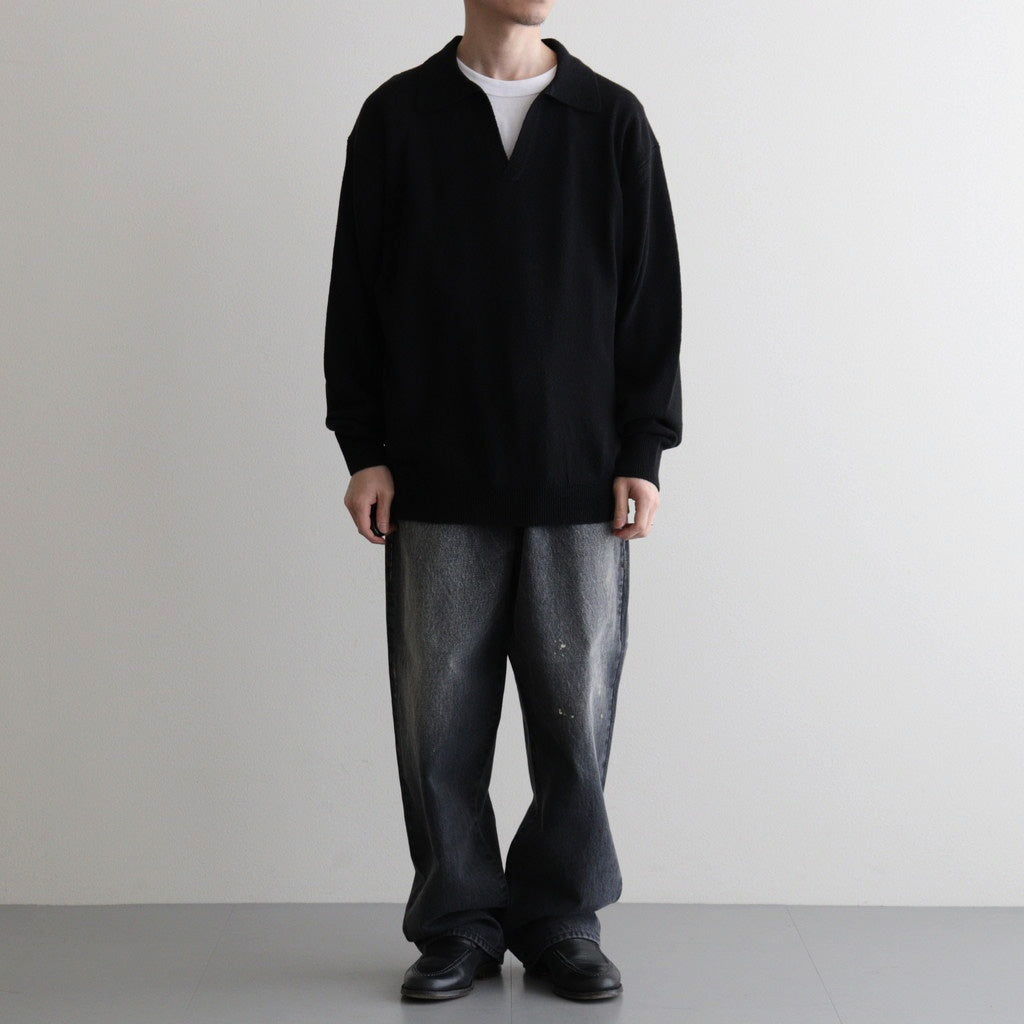 REVIVAL SILK SKIPPER #BLACK [BN-26SM-043]