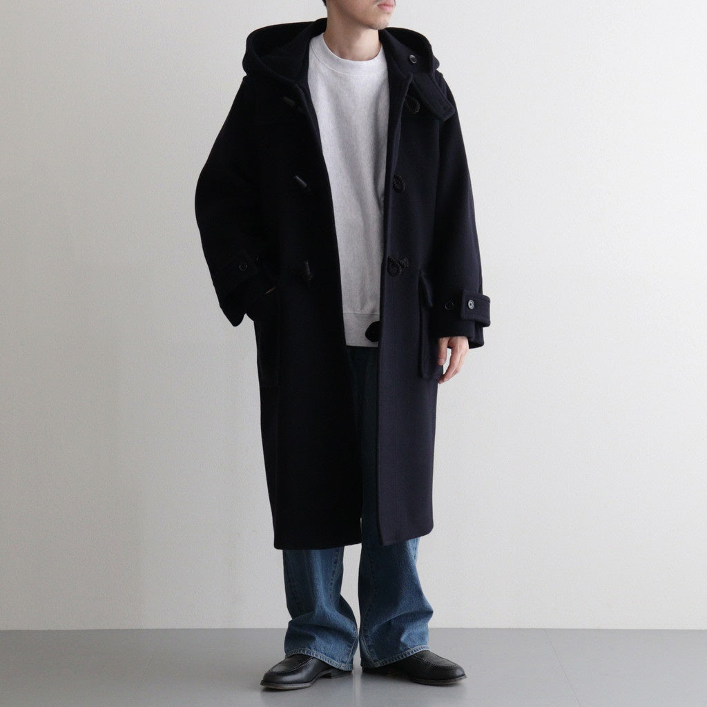 Wool Felton Duffle Coat #DarkNavy×Black-toggle [bROOTS25F2]
