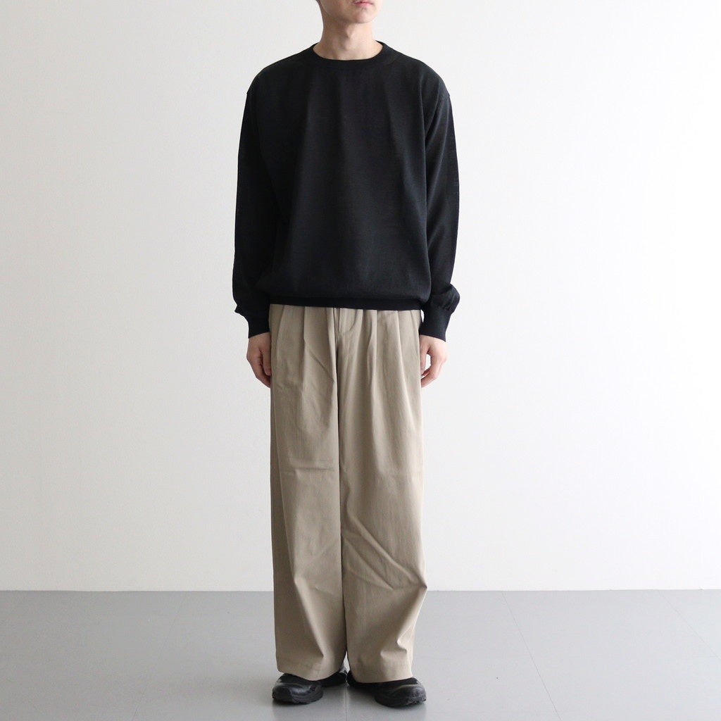 CHOMA CREW NECK #BLACK [BN-25SM-058]