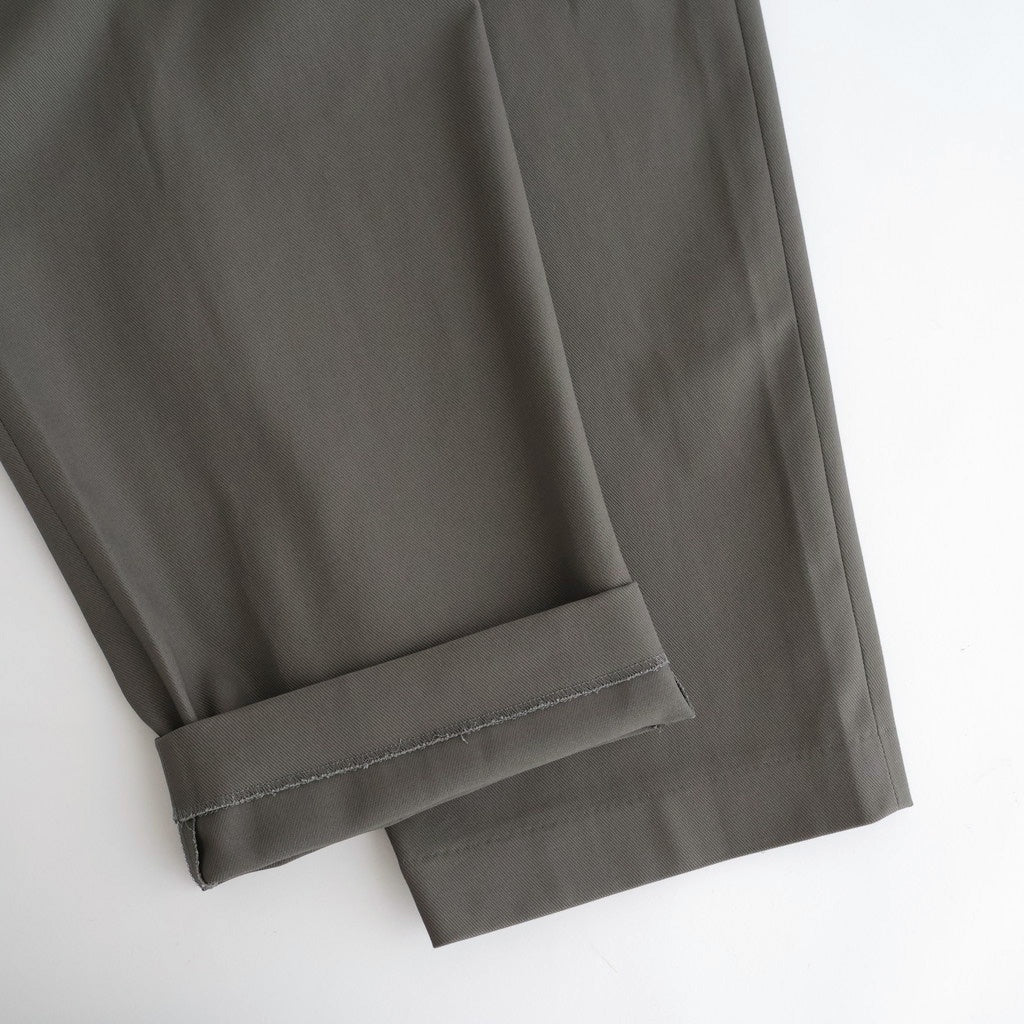 DOUBLE PLEATED EASY TROUSERS #GRAY [A26A93PT02C]