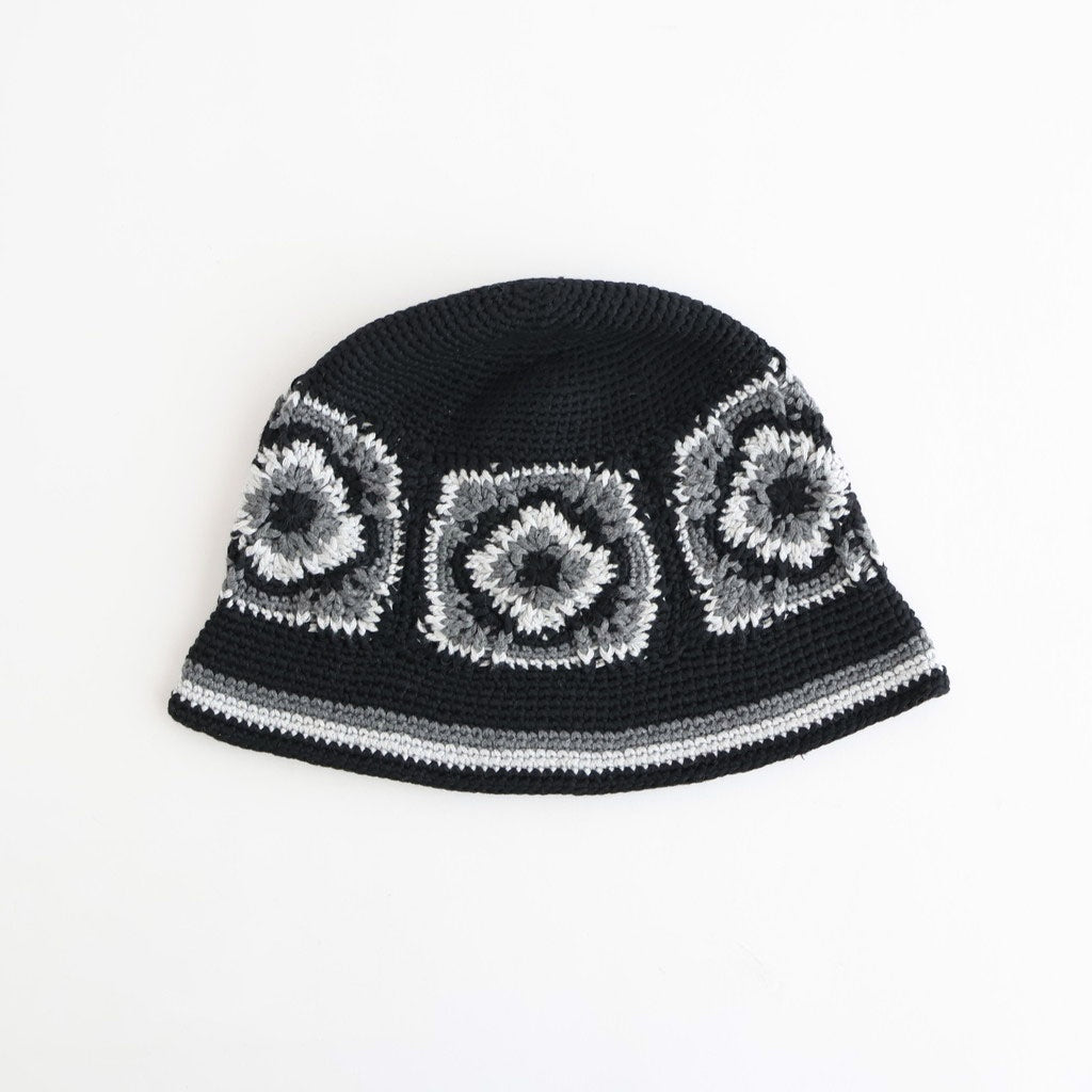 CROCHET HAT - SUNBIRD #BLACK [X01001]
