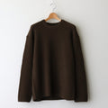 純色羊毛羅紋圓領衫 #橄欖綠 [BN-24FM-042]