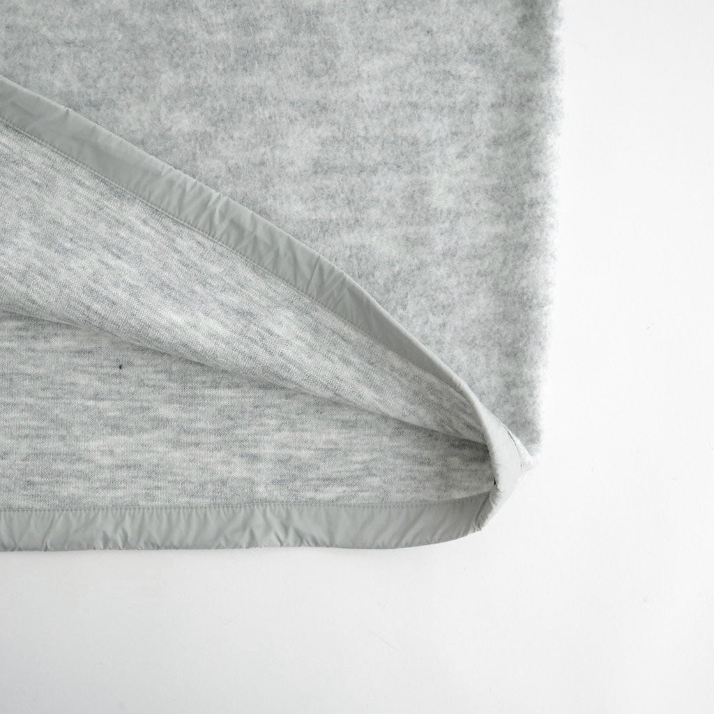 THERMAL FLEECE HALF ZIP TOP #LIGHT GREY [SM62MC002]