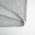 THERMAL FLEECE HALF ZIP TOP #LIGHT GREY [SM62MC002]
